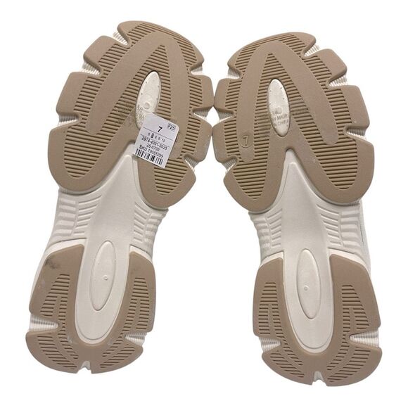 Streetwear Society Women’s Cream Athletic Sneakers-Size 7 - Picture 5 of 9